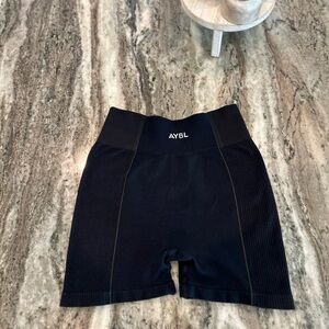 Aybl brown seamless shorts size small